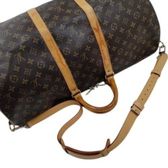 156458BL (X6) Louis Vuitton Travel Bag Bandouliere 55 Brown Monogram - Picture 3 of 8